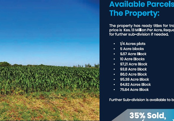 Own a Piece of Thika – 600 Acres of Prime Red Soil Now Selling!
